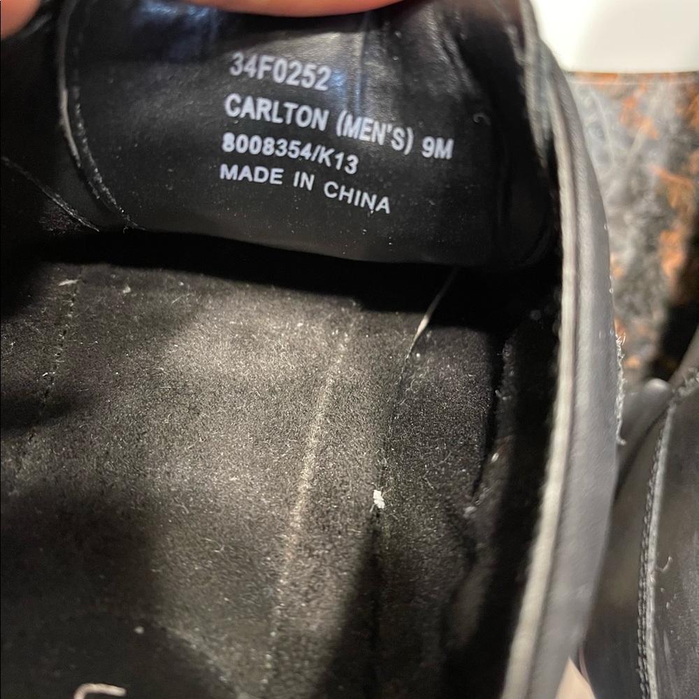 Calvin Klein Carlton lace-up dress shoes Blk Sz 9M - Picture 2 of 16